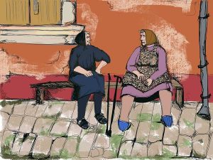 Jonny Javelin Carte De Noël Pour Voisins - Rouge-gorge Festif