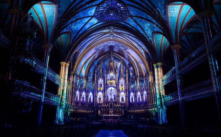 L’expérience AURA à la basilique Notre-Dame de Montréal